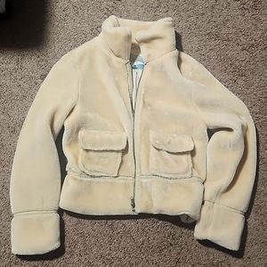 Cali 1850 Faux Fur Cream Jacket